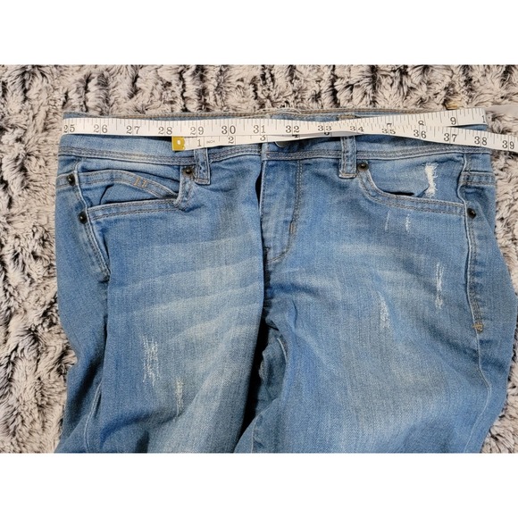 Life in Progress Womens Blue Wash Denim Skinny Jeans Zipper Ankle Detail Size 25 - Picture 3 of 8